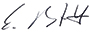 Eckhard Bernstorff Unterschrift
